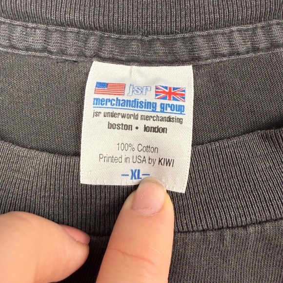 KMFDM Shirt Mens XL Black Vintage 1996 A Drug Against War Band Rock Double Sided - Picture 4 of 15